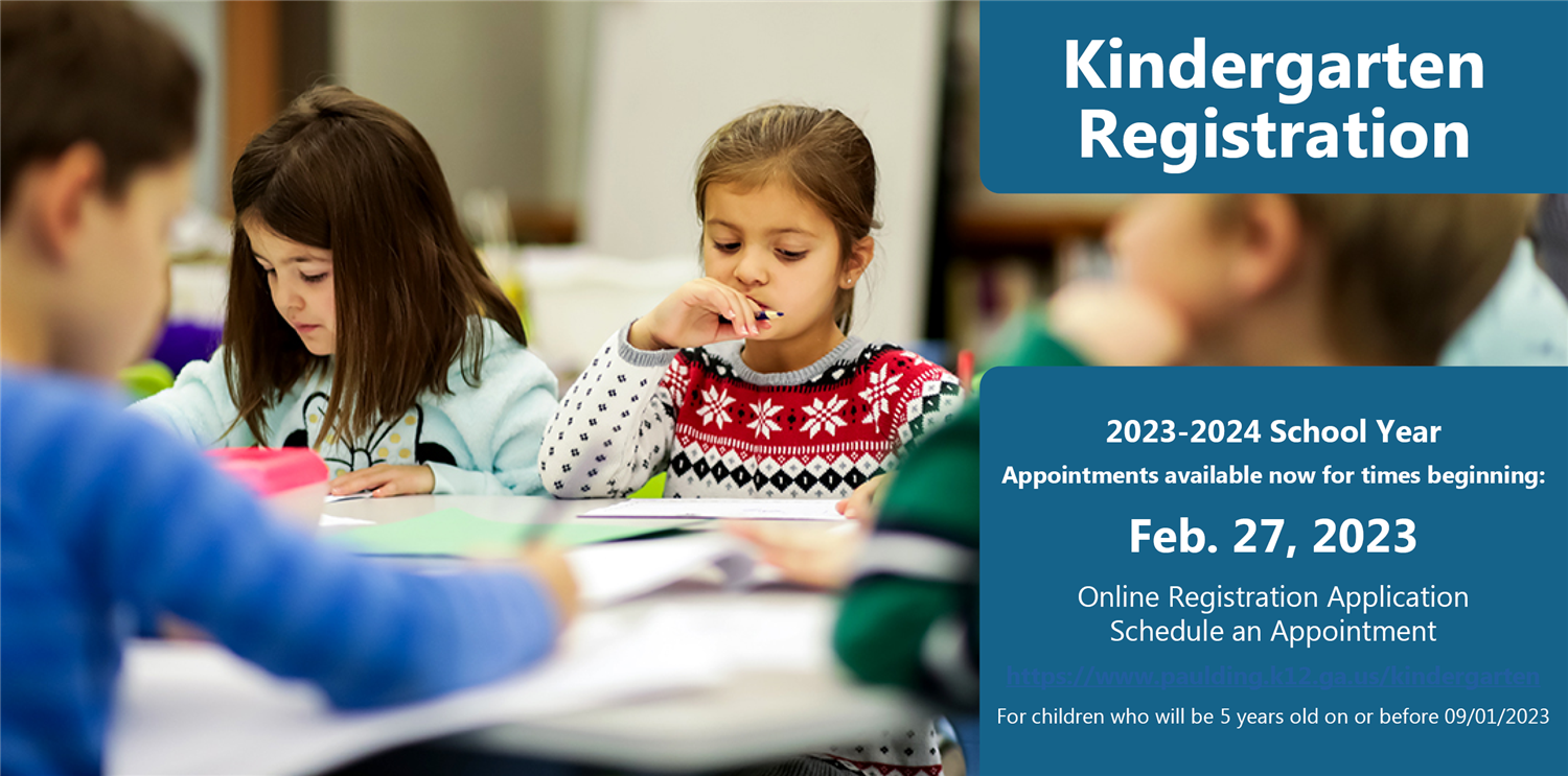 Kindergarten Registration 2023-24 School Year