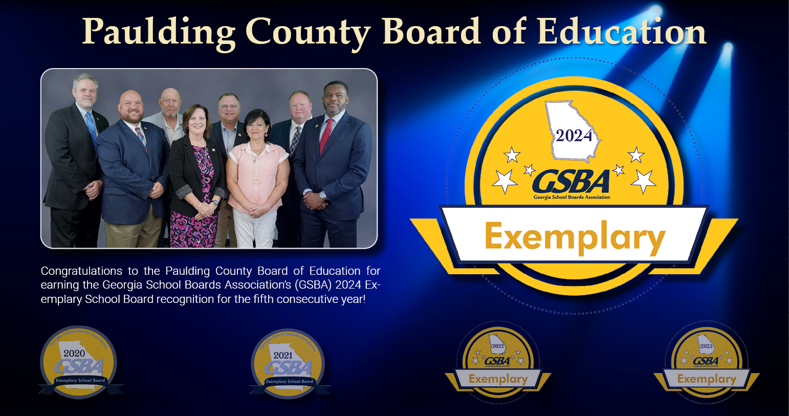 BOE GSBA Exemplary banner