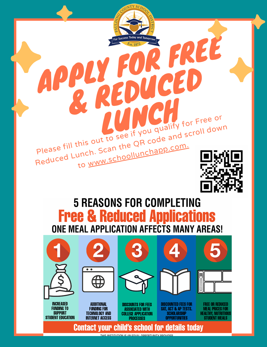  Free & Reduced Lunch Applications