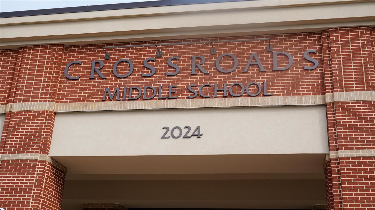 Crossroads Middle Schools building front
