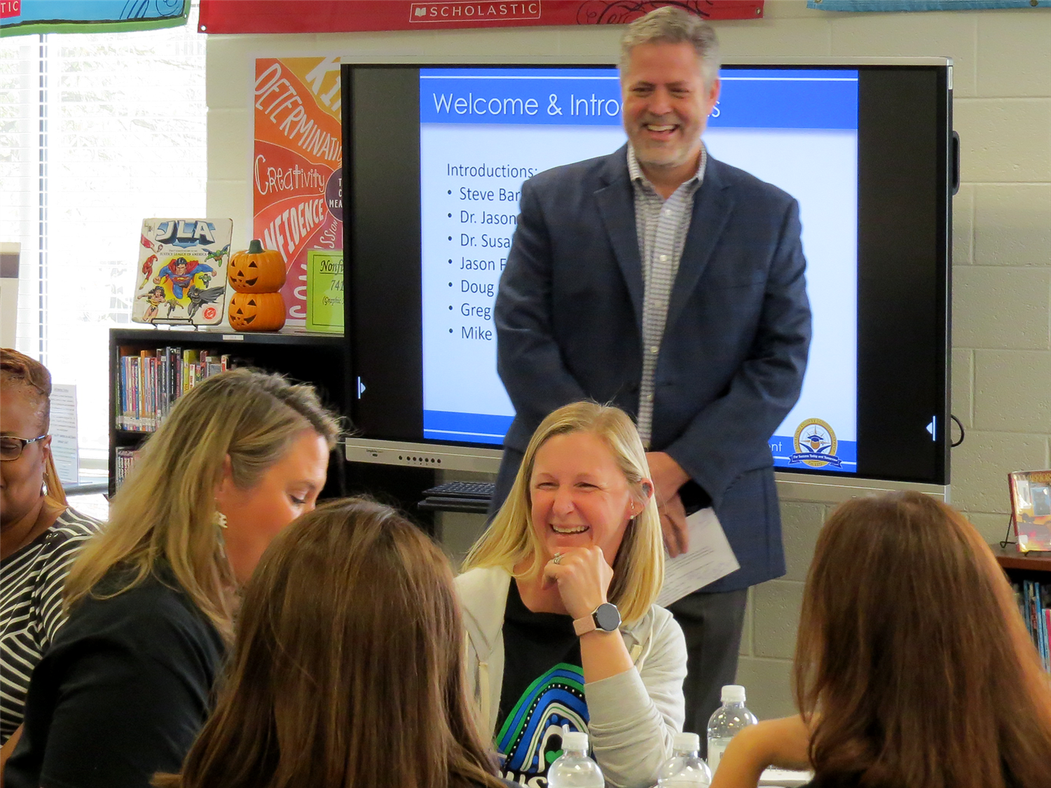 Steve Barnette with stakeholders