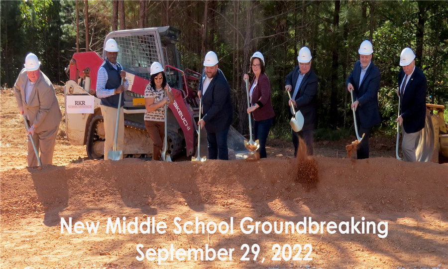 PCSB Members Breaking Ground