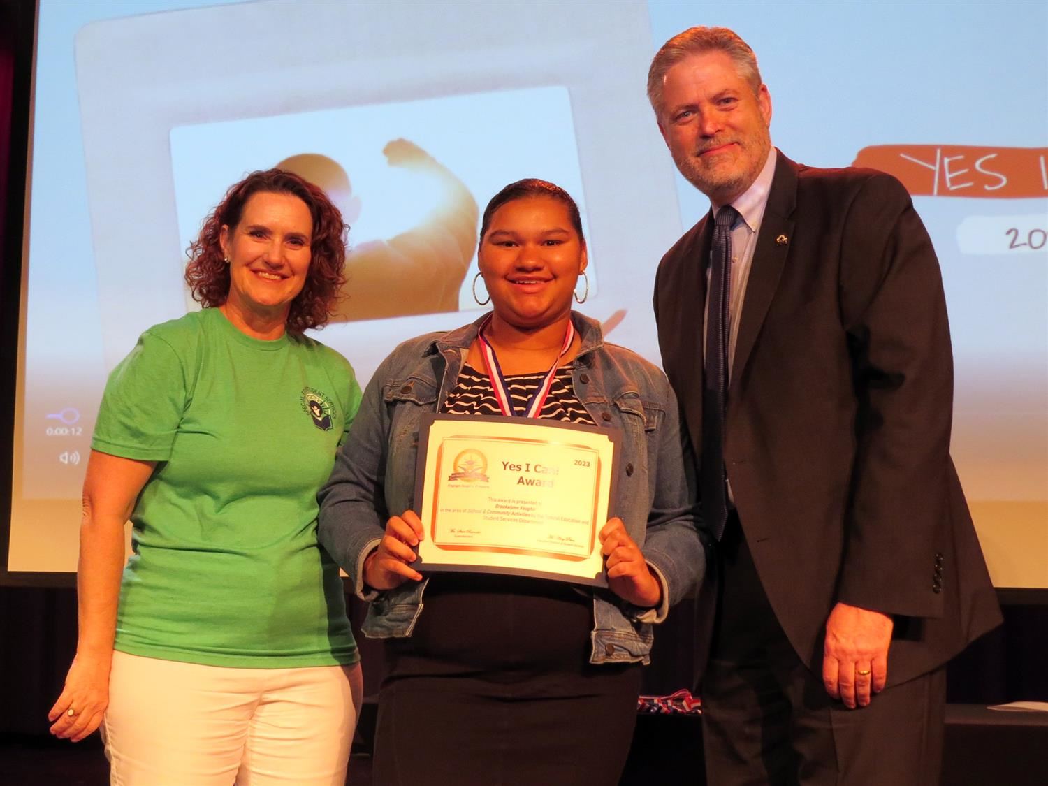 Yes I Can! award winner Brookelynn Vaughn - Paulding County High.