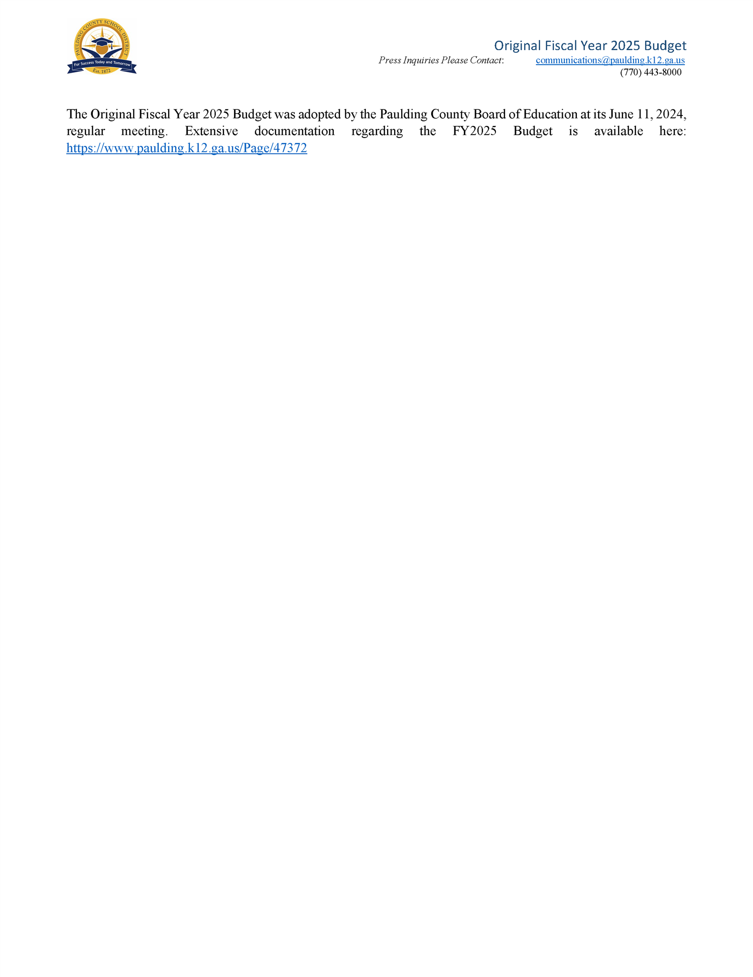 FY2025 budget press release page 3