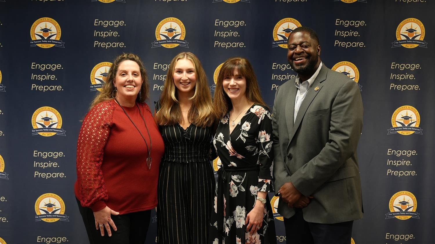South Paulding High School: Pictured L-R: STAR Teacher Wynne Shoemaker, STAR Student Emily Kristine Wiest, Counselor Christie