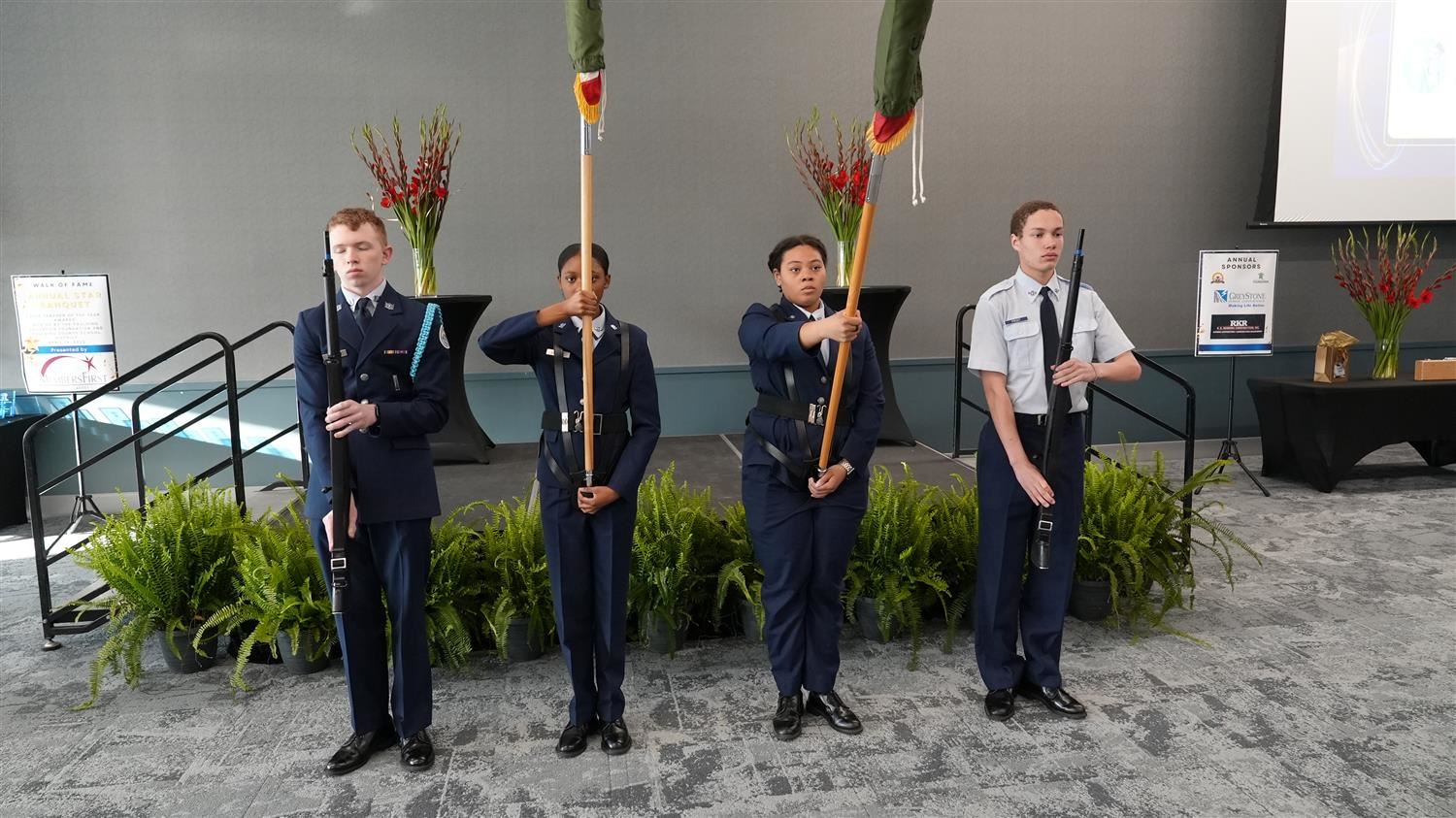 East Paulding High School JROTC presented the Colors.