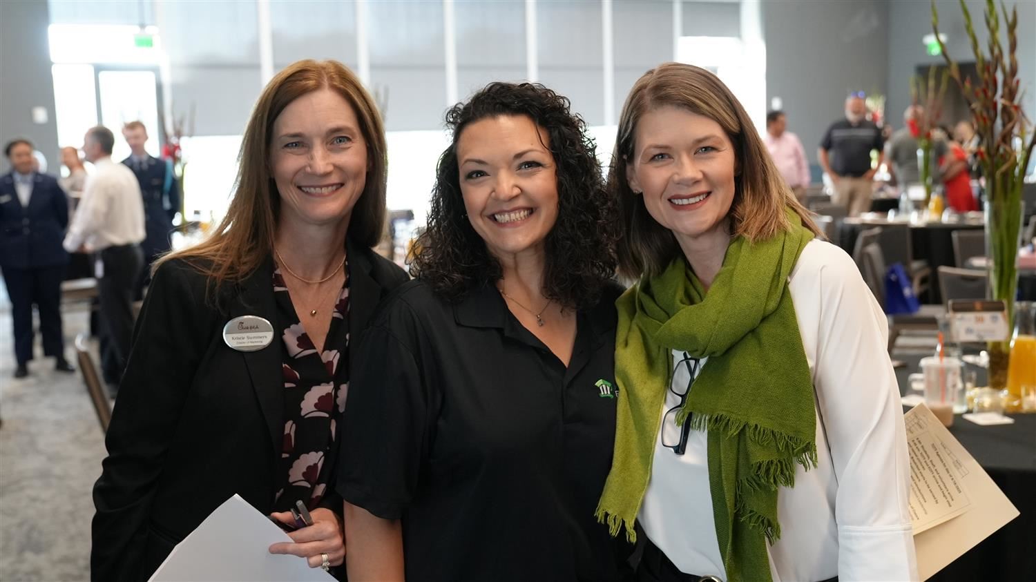 L-R: Director of Marketing for Chick-Fil-A Dallas & Hiram Kristie Summers, Hiram ES Secretary/Paulding Education Foundation V