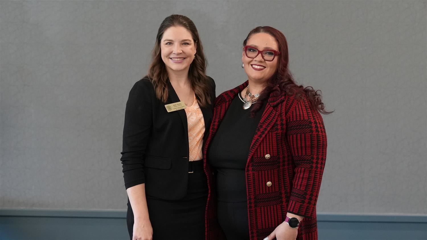 L-R: 2025 Georgia Teacher of the Year Holly Witcher and 2025 PCSD Teacher of the Year Dr. Rosalyn Zabala.