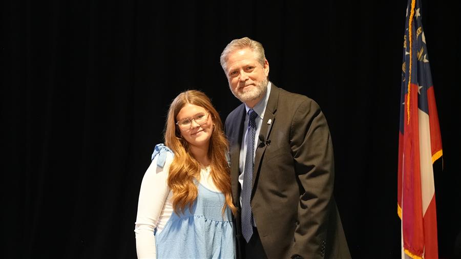 Tolerance Character winner: Crossroads Middle 8th grader Lila Pratt.