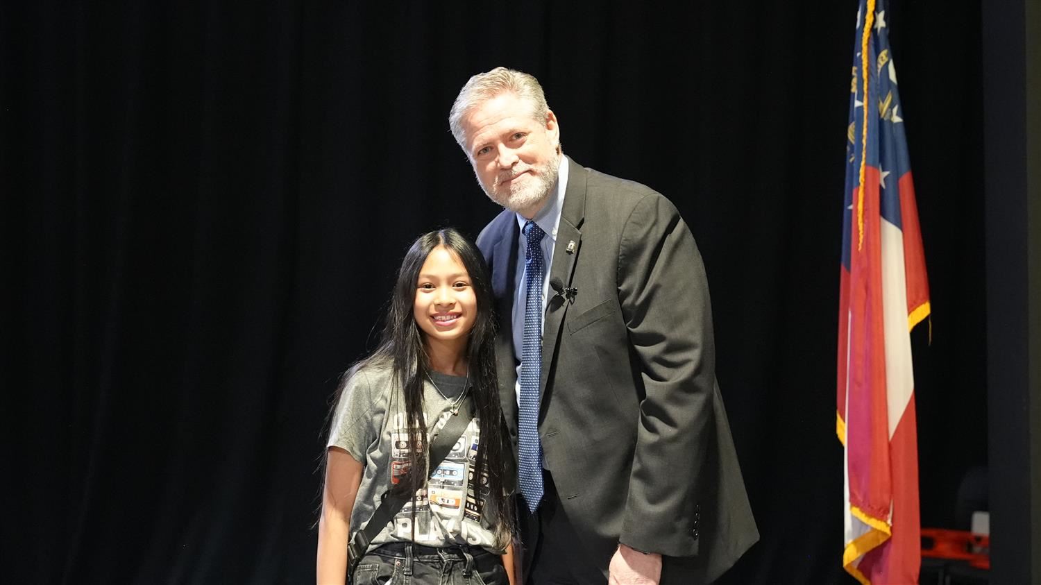 Fine Arts in Action winner: Northside Elementary 5th grader Giana Fajardo for Mixed Media.