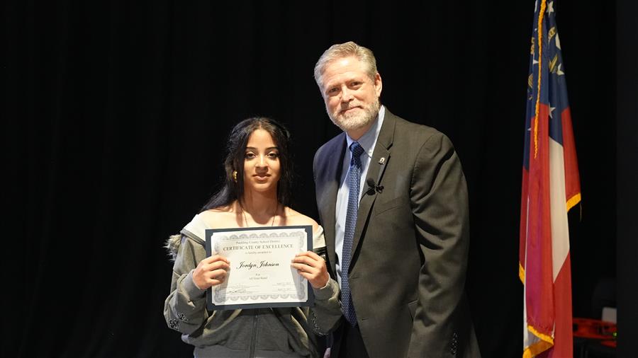 All State Band: Scoggins Middle 8th grader Jordyn Johnson - Trombone.