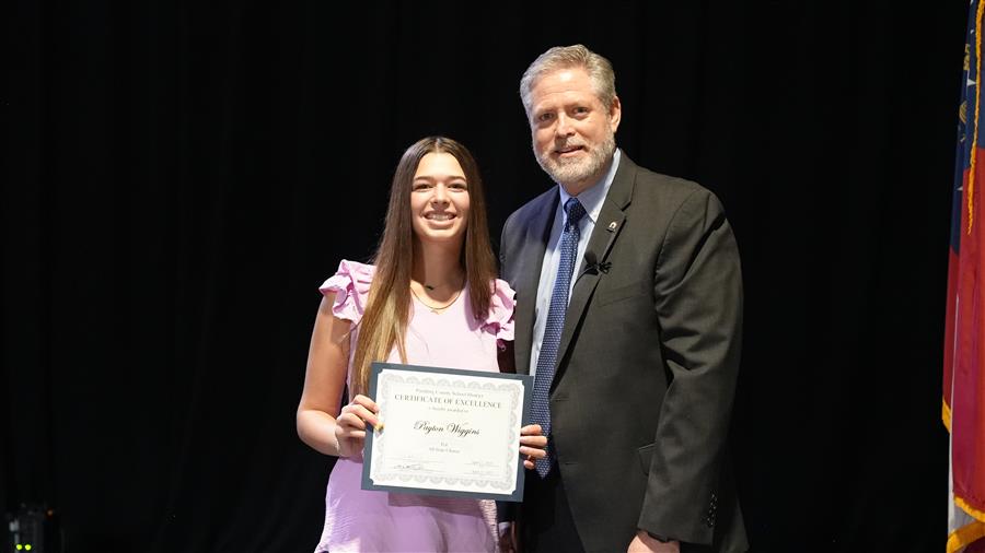 All State Chorus: Austin Middle 8th grader Payton Wiggins.