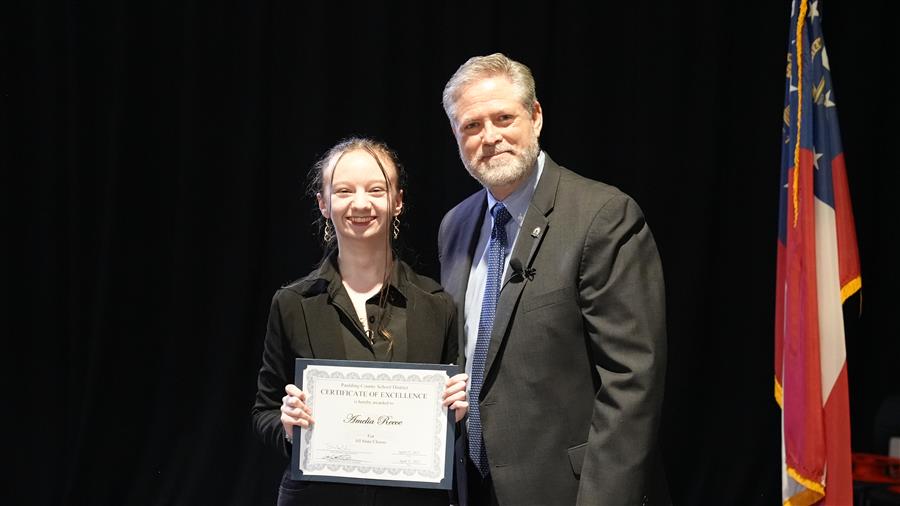 All State Chorus: Austin Middle 8th grader Amelia Reece.