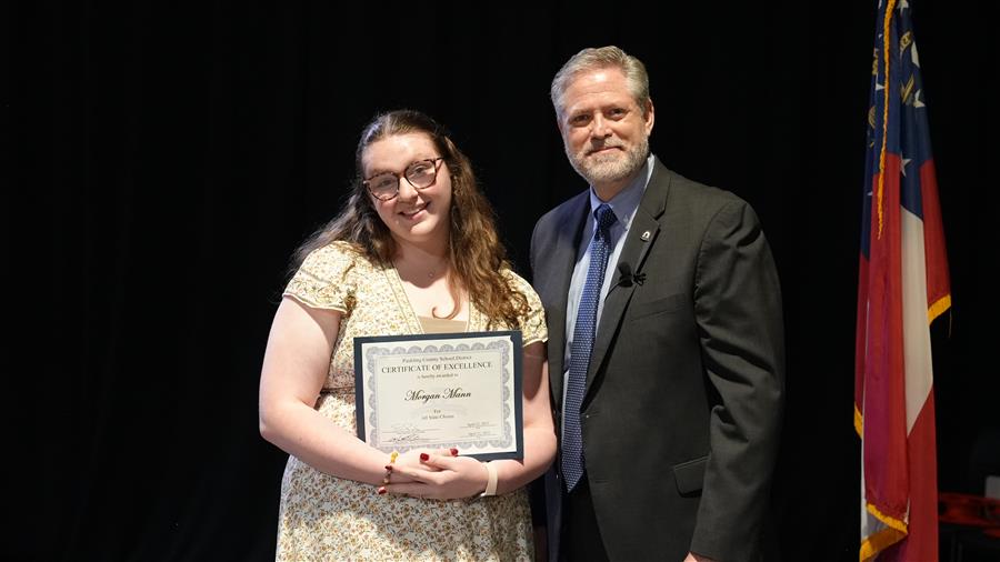 All State Chorus: East Paulding High 12th grader Morgan Mann.