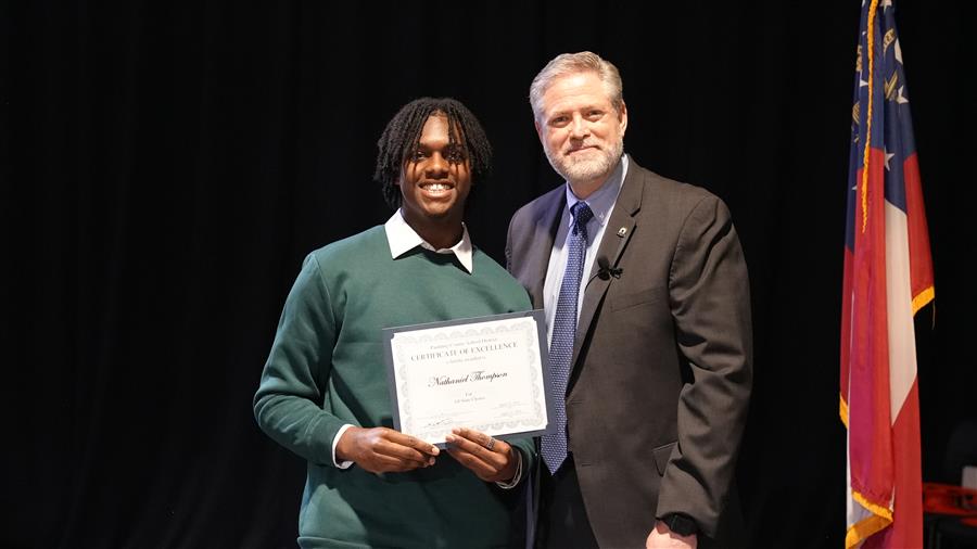 All State Chorus: North Paulding High 12th grader Nathaniel Thompson.