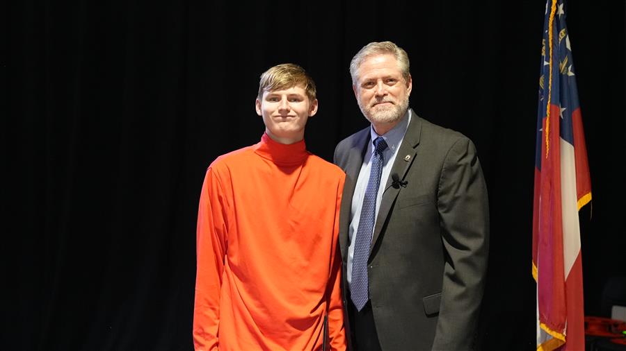 All State Chorus: North Paulding High 12th grader Ashton Rawcliffe.