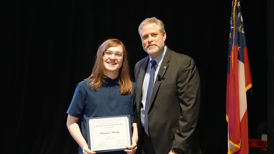 All State Chorus: North Paulding High 11th grader Brandon Hainley.