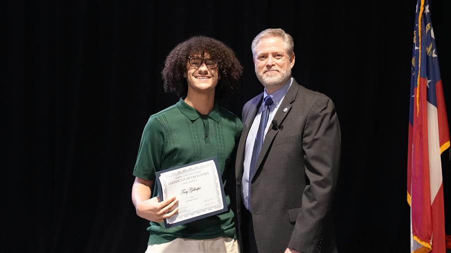 All State Chorus: North Paulding High 11th grader Trey Gillespie.