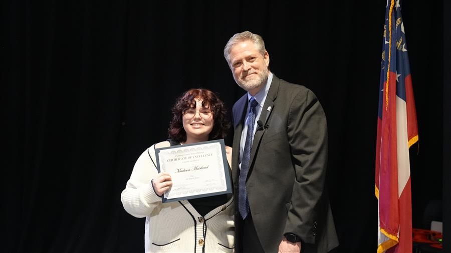 All State Chorus: North Paulding High 11th grader Madison Muirhead.