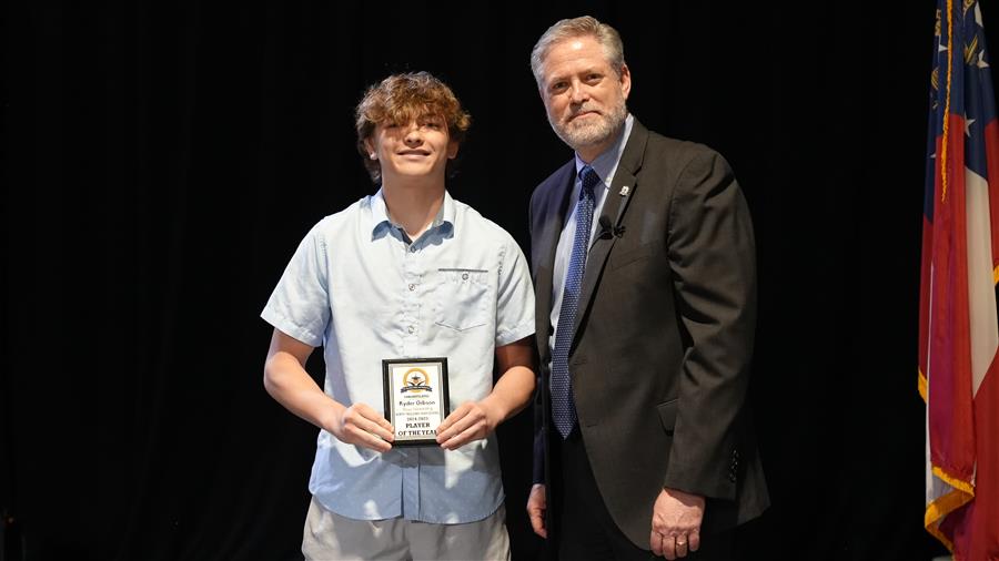 Winter Sports Player of the Year: Boys Wrestling - Ryder Gibson from East Paulding High.
