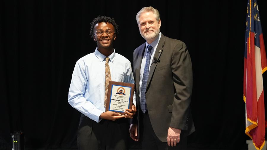 Governor's Honors Program: Hiram High 11th grader Ezra Lawal for Communicative Arts.