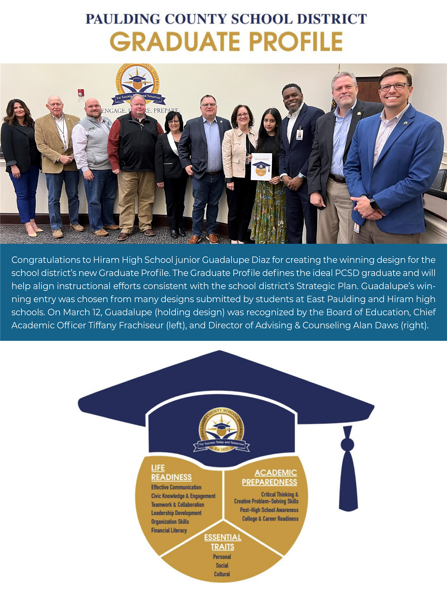 Graduate Profile Design Recognition Guadalupe Diaz Hiram High SChool