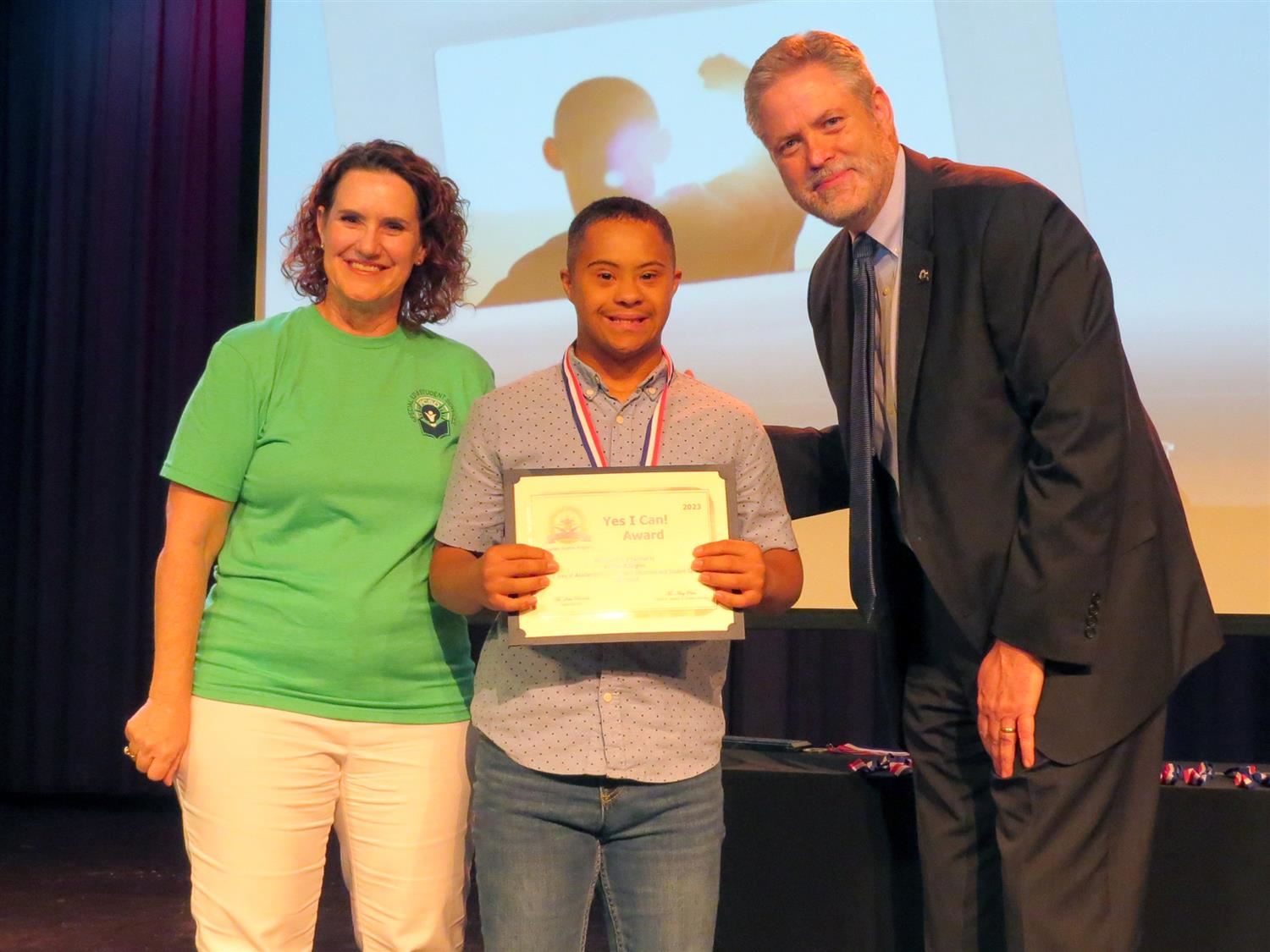 Yes I Can! award winner Hayden Fullington - Moses Middle