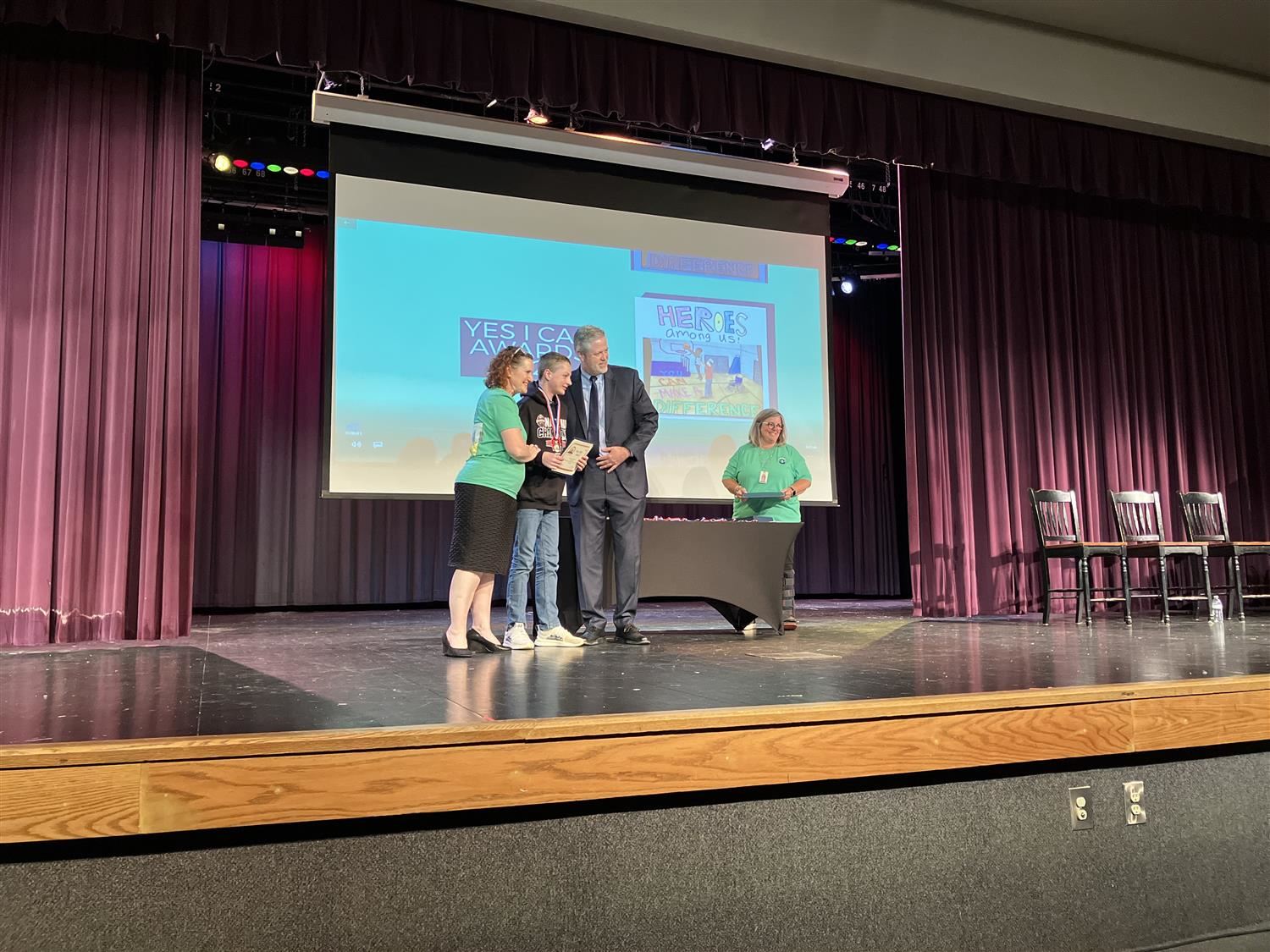 Yes I Can award Winner Wyatt Harris | Allgood Elementary School      