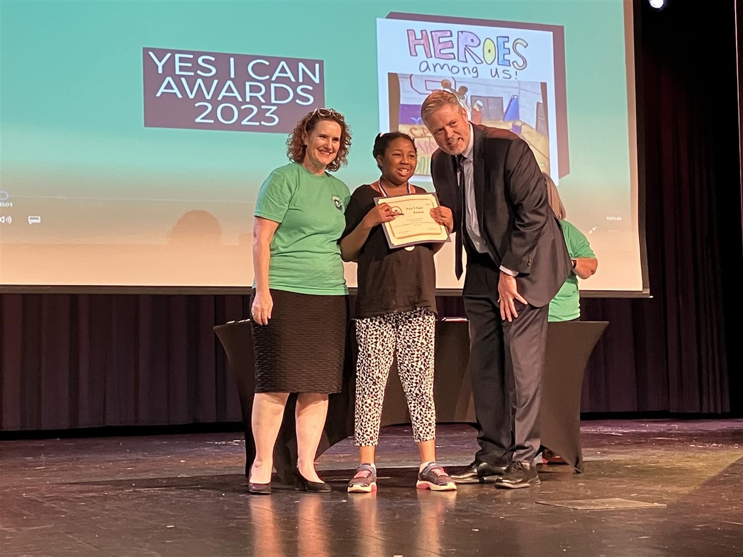 Yes I Can! award winner Alexandria Brown - Roberts Elementary.