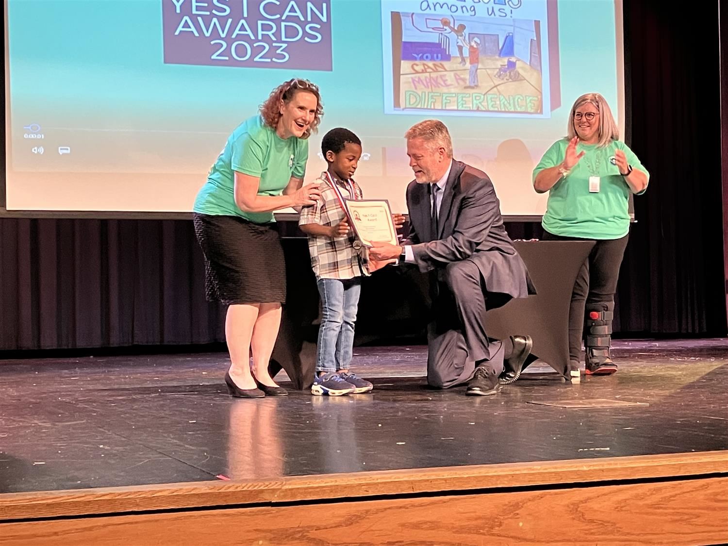 Yes I Can! award winner Takang Obenofunde - Russom Elementary.