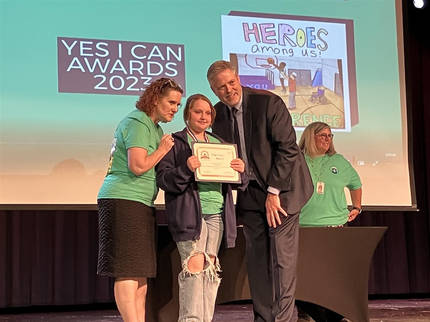 Yes I Can! award winner Emilye Mote - Shelton Elementary