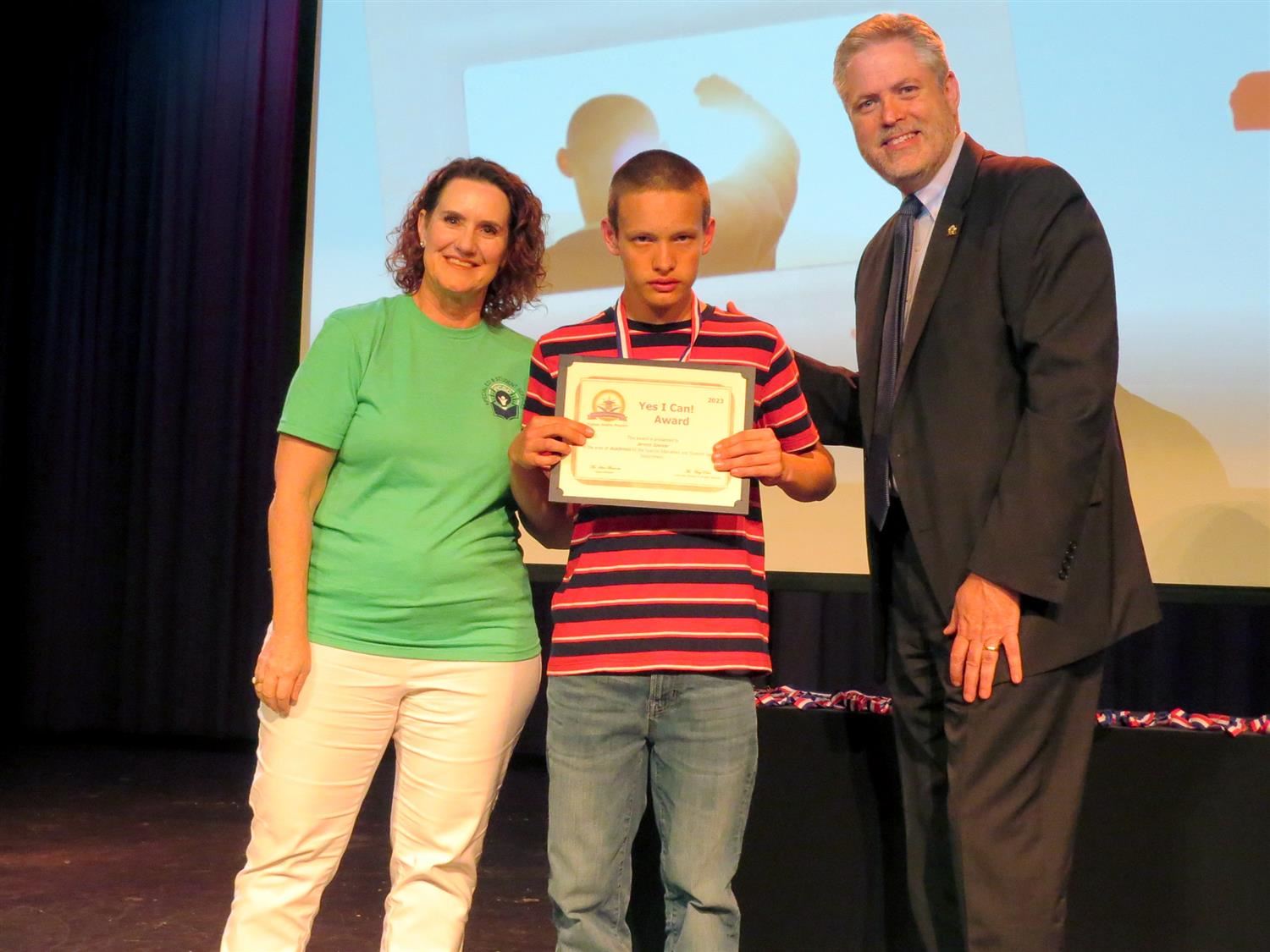 Yes I Can! award winner Jeremy Spencer - Austin Middle