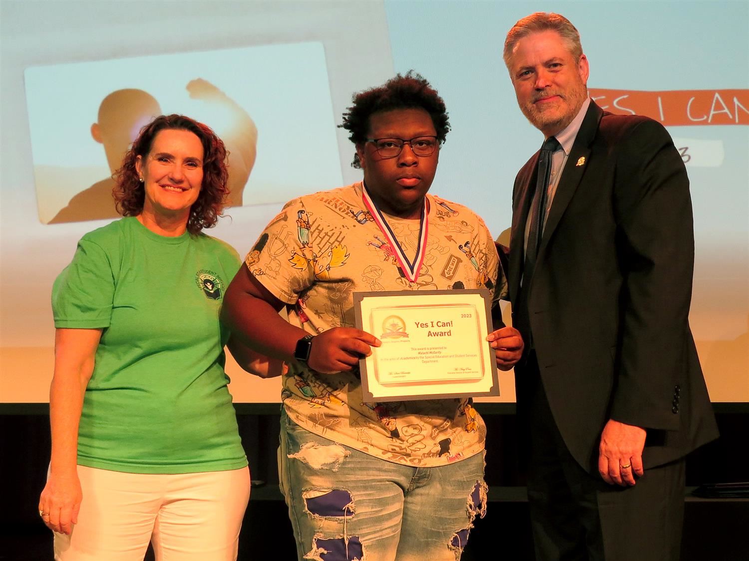 Yes I Can! award winner Malachi McGarity - Paulding Virtual Academy.