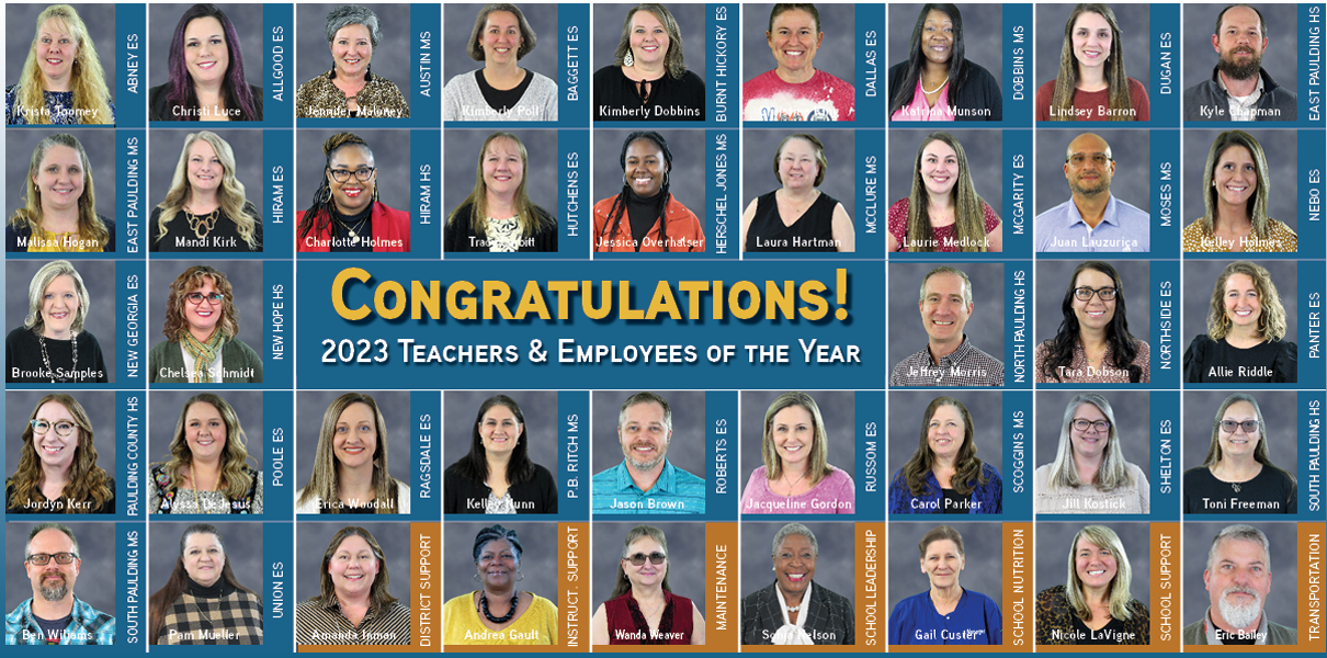 Teachers and Employees of the year