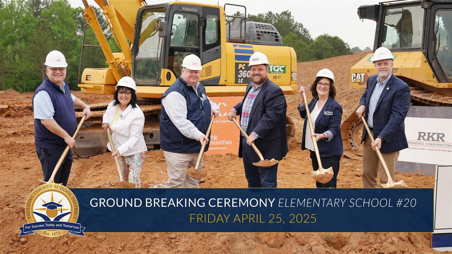  Official Ground breaking Ceremony for PCSD Elementary School #20