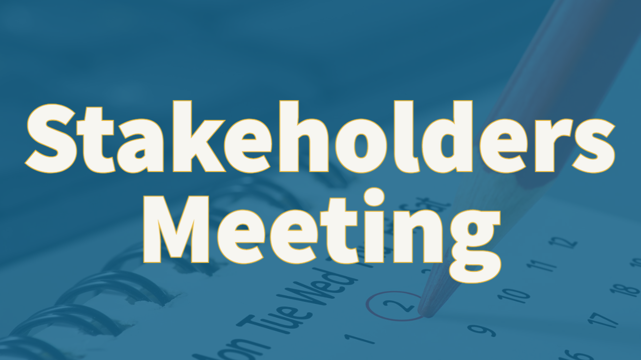  Stakeholders Meeting