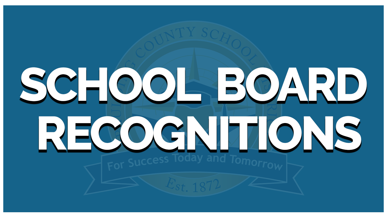  School Board Recognitions January 23, 2024