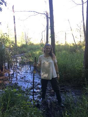 Hoskins at the swamp  
