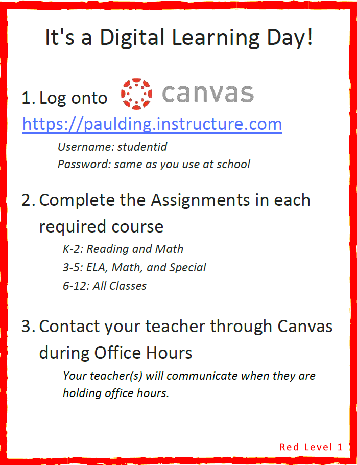 Student Red Level 1