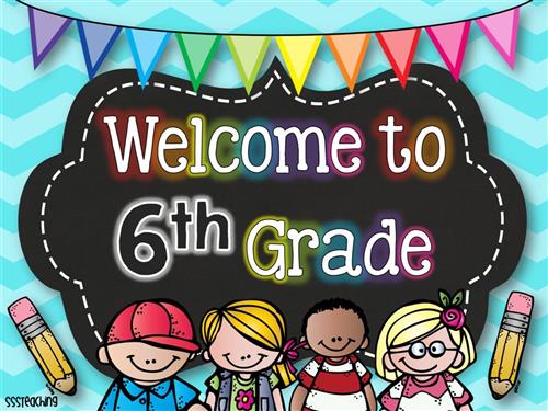Welcome to 6th Grade 