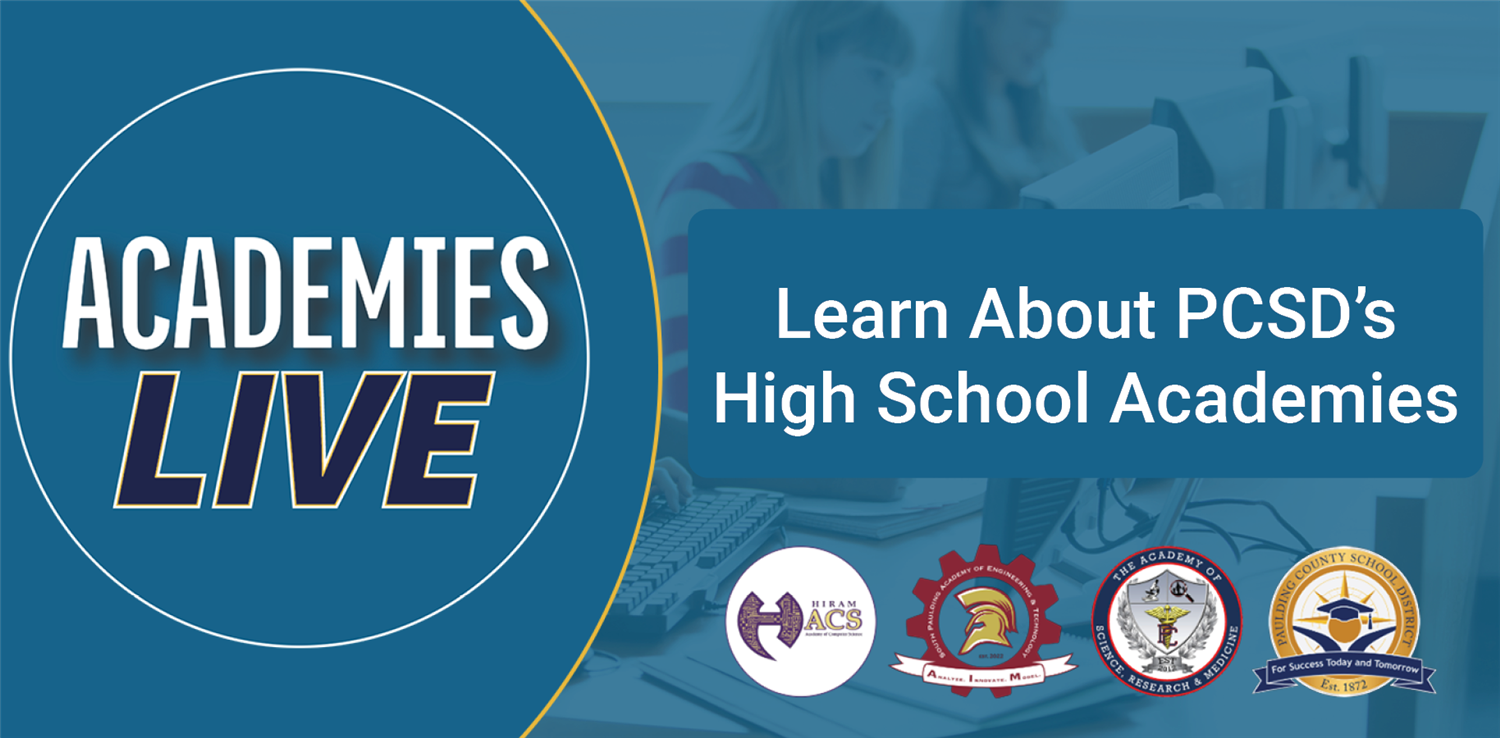 Academies live banner